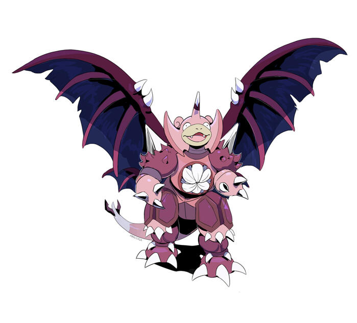 a pokemon kaiju of slowpoke a pokemon kaiju of slowpoke